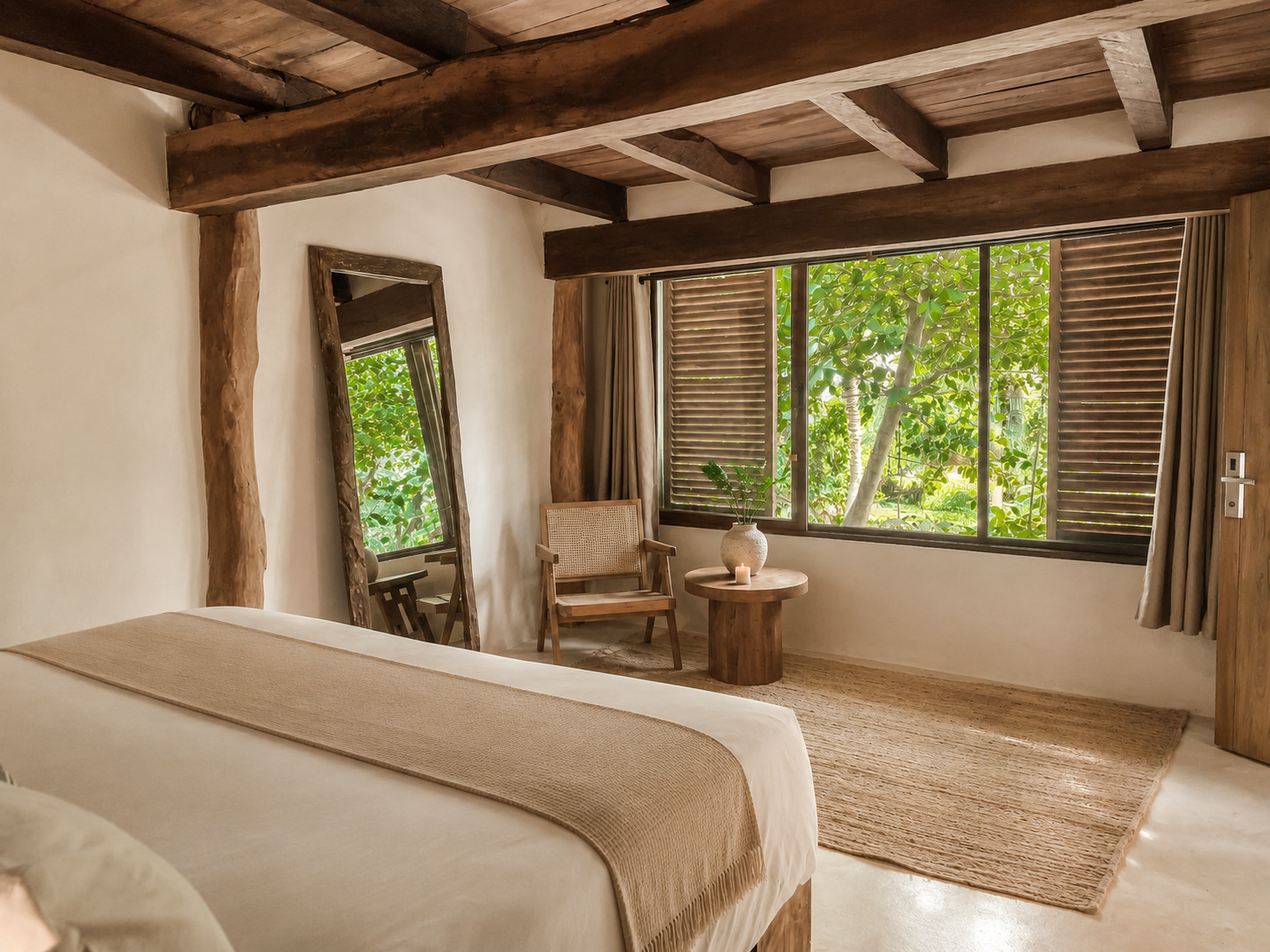 Luxury retreat accommodation surrounded by nature in Tulum