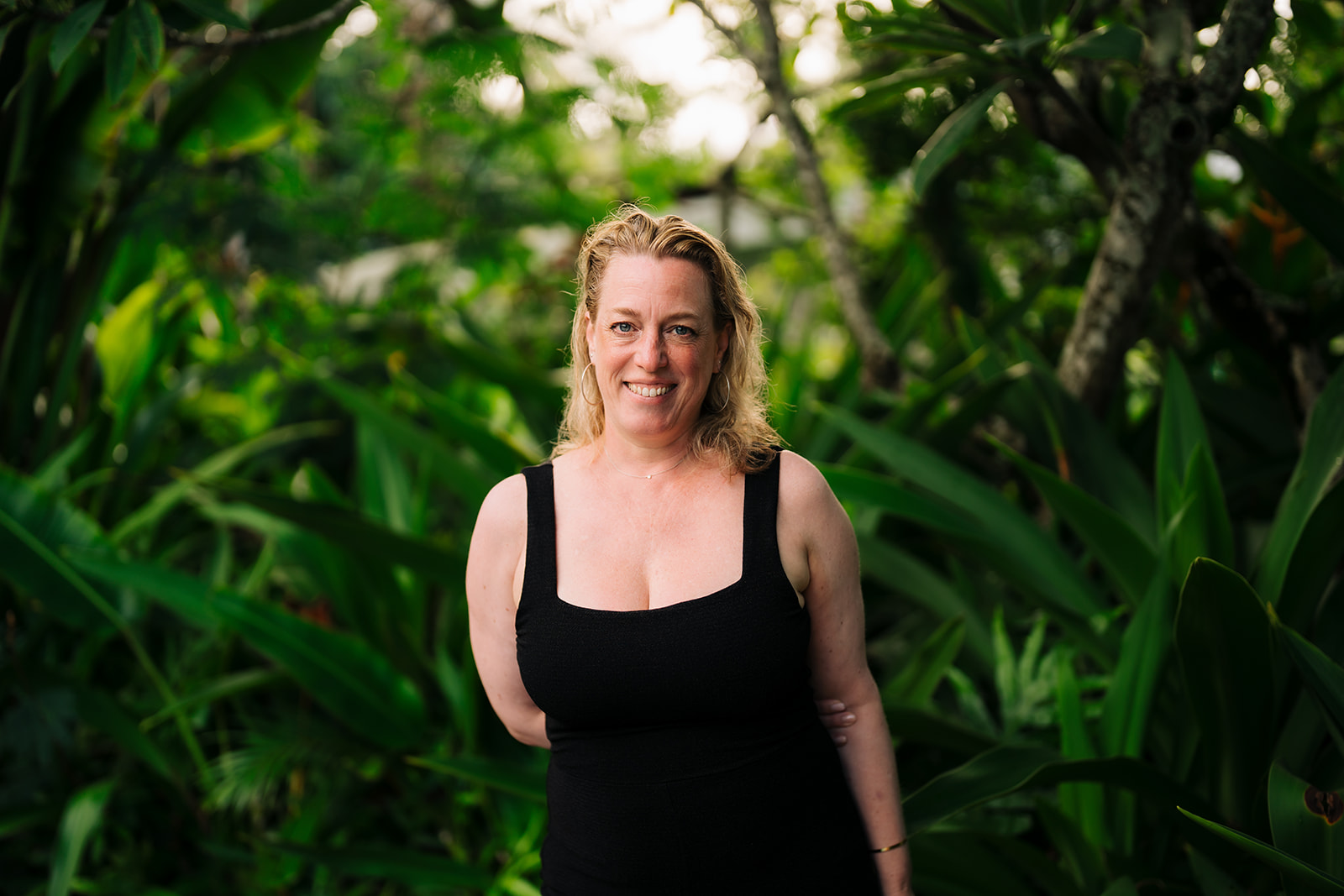 Stacy Olsen, Certified Life Coach and E-RYT 500 Yoga Teacher facilitating The Elemental Journey in Tulum